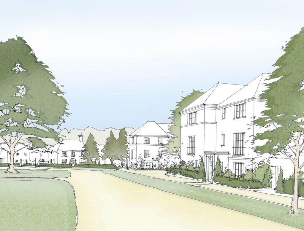 Illustrative sketch of proposed development